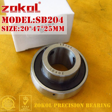 ZOKOL bearing SB204 90204 Pillow Block Ball Bearing 20*47*25mm 2024 - buy cheap