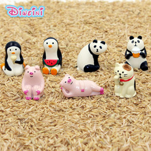 Decole Series Pig Cat Panda Bear Penguin Cat Cat Model Miniature Figurine home Garden action Figures Decoration Girl toy gift 2024 - buy cheap