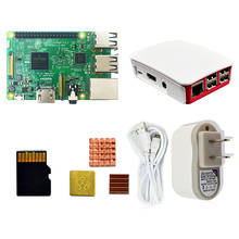 Raspberry Pi 3 Board / 5V 2.5A US Power Supply /  Raspberry Pi 3 Official Case / Heat Sink for raspberry pi 3 kit 2024 - buy cheap