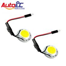 AutoEC 100X 12v 15 smd chips cob 5w Super bright Car panel roof map reading light lamp with festoon t10 ba9s adapter #LL28 2024 - buy cheap
