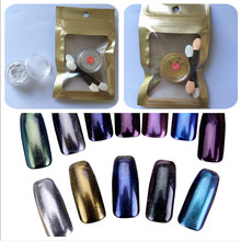 1g/box Mirror Powder Gold Silver Pigment Nail Glitter Nail Art Chrome Effect Magic Mirror Powder For Nail Polish Nail Accesories 2024 - buy cheap