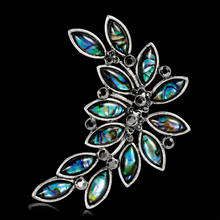 Ajojewel Plant Designer Vintage Brooch Fashion Natural Abalone Shell Women's Brooches Pins Jewelry Wholesale 2024 - buy cheap