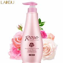 LAIKOU Natural Rose Essential Oil Nourishing Body Wash Deep Cleansing Moisturizing Whitening Shower Gel Skin Care Bath Gel 500G 2024 - buy cheap