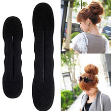 2pcs/set Hair Fast Bun Magic Hair Foam Sponge Styling Tools Donut Bun Maker Former Twist Tool Hair Accessories 2024 - buy cheap