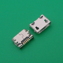 Conector Micro USB de 5 pines, conector Usb hembra de boca plana, de cuatro patas, Conector de carga del puerto de toma de corriente, Conector de enchufe 2024 - compra barato