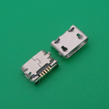 Micro USB 5pin Tomada chifre de Boi Fêmea Tomada Usb Boca Plana Quatro Pernas Micro Usb Conector de carregamento porta de soquete de energia plugue doca 2024 - compre barato