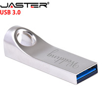 JASTER logotipo do laser personalizado Legal À Prova D' Água De Metal USB 3.0 Memory Stick usb flash pen drive 128 GB GB 16 64 GB GB 32 8 GB 4 GB pendrive 2024 - compre barato