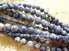 4mm-10mm Alta Qualidade ~ Linha Azul Natural Pedra Semi-preciosa Pérola Vertentes Jóias Beads 2024 - compre barato