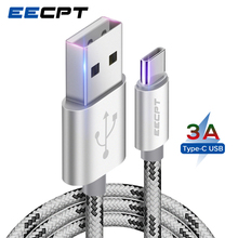 EECPT-Cable de datos de carga rápida para móvil, Cable USB tipo C para Samsung S9, S8, Xiaomi Redmi Note 7, Mi9 2024 - compra barato