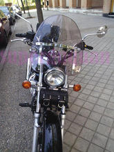 Parabrisas transparente para motocicleta Harley Dyna Fat Street Bob, color caramelo oscuro, personalizado, FXDF, FXDB, novedad 2024 - compra barato