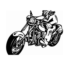 Motorcycle Sticker Vehicle Decal Classic Punk Posters Vinyl Wall Decals Autobike Parede Decor Mural Autocycle Sticker 2024 - buy cheap