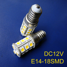 High quality 5050 3 chips E14 led lights,12vdc E14 led lamps free shipping 20pcs/lot 2024 - buy cheap