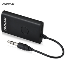 Mpow MBT17 Portable Mini Bluetooth A2DP Wireless Stereo Music Audio Receiver Adapter w/ 3.5mm Audio Aux for TV PC MP3 MP4 DVD 2024 - buy cheap