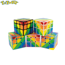 YJ Cube-cubo mágico de velocidad de 6 lados, cubo mágico de plástico, rompecabezas educativo, juego de giro, juguetes para niños, 3x3x3 2024 - compra barato