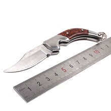 Mini Folding Survival Knife Tactical Knife Keychain Steel  Portable Rescue Camping Hunting Pocket Knives Outdoor EDC Tools 2024 - buy cheap