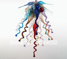 Colorful Art Glass Lighting Modern Foyer 220v Chandelier Crystals 2024 - buy cheap