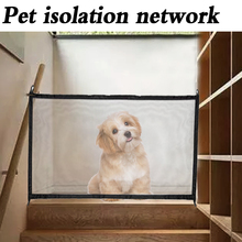 New Foldable Dog Gate Mesh Self-adhesive Fence Barrier Safety Guard Portable For Pet Baby Protectio Isolation Net  Enclosure 2024 - buy cheap
