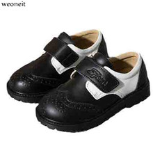 Weoneit/детская кожаная обувь в английском стиле; нарядная обувь для мальчиков; свадебные туфли для мальчиков; официальная школьная обувь; кожаная обувь; Chaussure CN 21-41 2024 - купить недорого