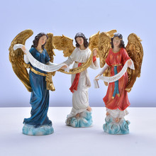 The Catholic Holy Gospel Church supplies religion Jesus manger statue of an angel gift ornament figures Christ figurine 2024 - buy cheap