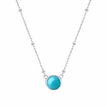 Collar de piedras preciosas para mujer, colgantes de plata de ley 2018 auténtica, collares al por mayor, joyas, envío gratis, novedad de 925 2024 - compra barato