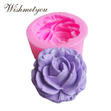 Wishmetyou 3D Роза цветочная форма для мыла Fondant (сахарная) форма украшение для торта, шоколада инструменты Diy ручной работы формы ремесла силиконовые формы для выпечки 2024 - купить недорого