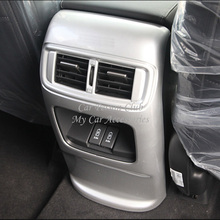 Para Honda CRV CR-V 2017-2019 apoio de Braço Traseiro Quadro Tampa Do Painel de Ar Condicionado Saída de Ventilação Trims ABS Chrome Carro -Styling Acessórios 2024 - compre barato