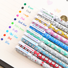 10 Different Colors/box Color Pen Gel Pens Kawaii Pen Boligrafos Kawaii Canetas Escolar Cute Korean Stationery 2024 - buy cheap