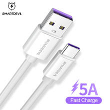 SmartDevil 5A USB Type C Fast Charging usb c Cable Type-c data Cord Phone Charger For Samsung S10 S9 S8 Note 9 8 Huawei P20 2024 - buy cheap
