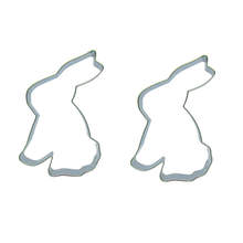 Rabbit shape 2 piece biscuit cutting molds,  baking tools, cake decorating soft candy tools. 2024 - buy cheap