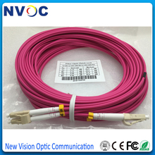 15Meter,MM(OM4),DX,3.0mm,LSZH Pink Jacket,LCUPC-LCUPC Fiber Optic ZipCord Patch Cord,LC-LC OM4 15M Fiber Jumper Cable Connector 2024 - buy cheap