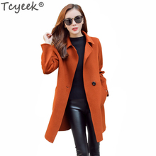 Tcyeek Coat Women 2020 Slim Fit Autumn Jackets Long Ladies Coats Elegant Sweet Jacket Female Casual Clothes Manteau Femme LWL645 2024 - buy cheap