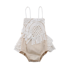 Newborn Baby Girl Clothing Lace Romper Jumpsuit Outfits Clothes 2024 - buy cheap
