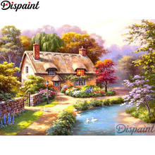 Dispaint Full Square/Round Drill 5D DIY Diamond Painting "Flower house" Embroidery Cross Stitch 3D Home Decor A11898 2024 - buy cheap