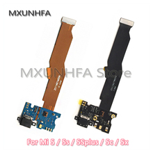 Conector usb de porta de carregamento, conector de porta para xiaomi mi 5 5c 5S plus 5x a1 placa pcb conector de áudio cabo flexível 2024 - compre barato