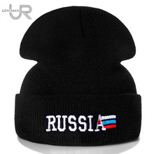New Unisex Beanie Hat RUSSIA FAST Embroidered Casual Winter Hat For Men Women Warm Knitted Hat Fashion Streetwear Beanie Cap 2024 - buy cheap