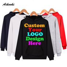 Custom Hoodies Logo Text Photo 3D Print Men Women Personalized Team Family Customize Sweatshirt Polluver Customization Clothes 2024 - buy cheap