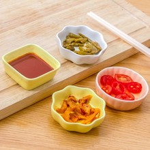 Creative home ceramics seasoning dish dessert plate Kitchen Bowl kitchen Tool Small Dishes 7.3*7.3CM 2024 - buy cheap