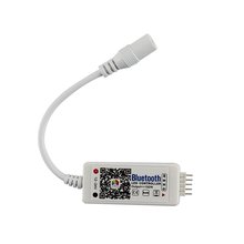 Controle para celular android, com bluetooth 192, controle sem fio, para rgb, rgbw, com luz led, tamanhos 4a x 4, 4.0 w