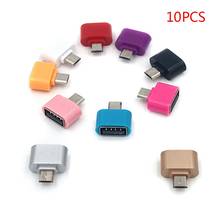 10 шт. OTG кабель OTG адаптер Micro USB к USB 2,0 конвертер для Android Samsung Galaxy Tablet Pc для флэш-мыши клавиатуры Otg 2024 - купить недорого