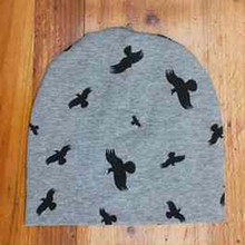 Модная зимняя теплая вязаная шапка для маленьких мальчиков и девочек, шапка с рисунком птицы 2024 - купить недорого