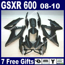 High grade Fairings for SUZUKI 2008 2009 2010 GSXR 600 750 K8 all flat black GSXR600 GSXR750 08 09 10 autocycle kit 7 gift UB63 2024 - buy cheap