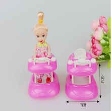 Pink Plastic Walker 1:6 Miniature Accessories For Doll House Dollhouse Furniture include Random Kelly doll 2024 - buy cheap