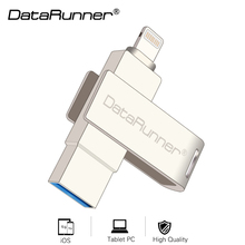 DataRunner OTG Usb Flash Drive 128GB Pen Drive 8GB 16GB 32GB 64GB External Storage Pendrive 2 IN 1 USB Stick 3.0 Flash Disk 2024 - buy cheap