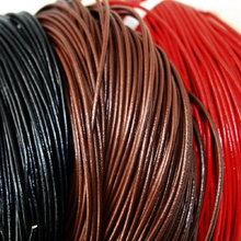 High Quality 6 Colors Length 1m Size Approx 2MM Genuine Leather Cord Jewelry findings for DIY Bracelet & Necklace Making 2024 - buy cheap
