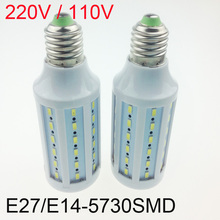 E27 E14 Led Lamp SMD 5730 220V 110V 60 LED Light Corn Led Bulb Lampada LED Light Lanterna Corn Bulbs Spotlight free shipping5PCS 2024 - buy cheap