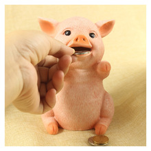 New Cute Piglet Piggy Bank Money Coin Penny Cash Collectible Saving Box Kids Birthday Christmas Gift Home Decorative Ornament 2024 - buy cheap