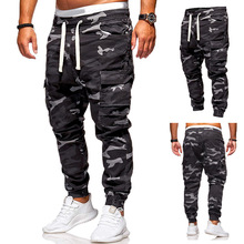 Coldker calças de carga masculina moda masculina calças de camuflagem streetwear calças masculinas carga pano calças de suor streetwear 2024 - compre barato