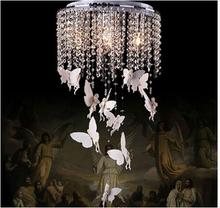 Nordic fashion crystal lamp living room lighting European restaurant chandelier angel creative bedroom crystal ceiling lamps 2024 - buy cheap