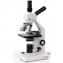 Комбинированный микроскоп с двумя видами -- AmScope поставляет 40x-2500x комбинированный микроскоп с механической сценой 2024 - купить недорого