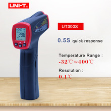 Mini termômetro infravermelho ut300s, medir, sem contato, teste rápido, min., industrial, digital, medidor de temperatura. 2024 - compre barato